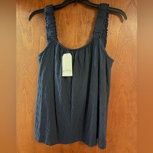 Wonderly Women’s Navy Blue Thick Spaghetti Strapped Tank Top Size M